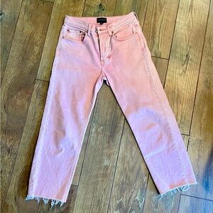 Lucky Brand 90s Loose High Rise Crop Jeans in Rose Petal Size 2/26